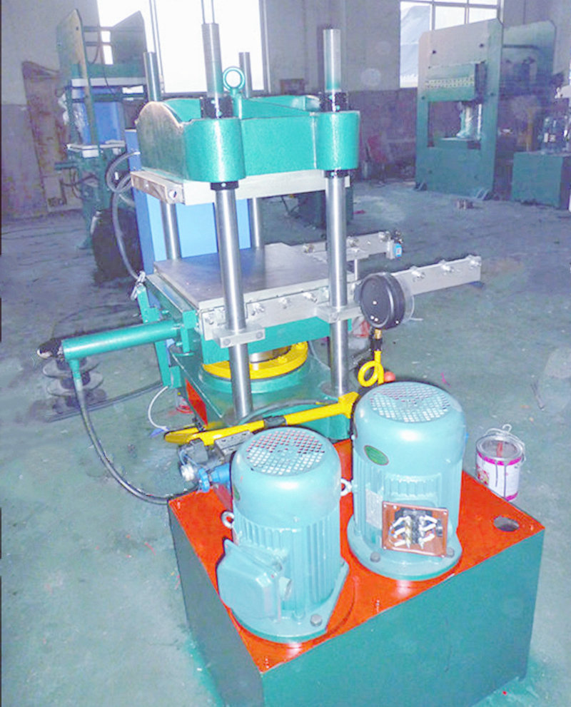 80噸平板硫化機(jī)-帶自動(dòng)推拉模平板硫化機(jī)-橡膠制品件硫化機(jī)
