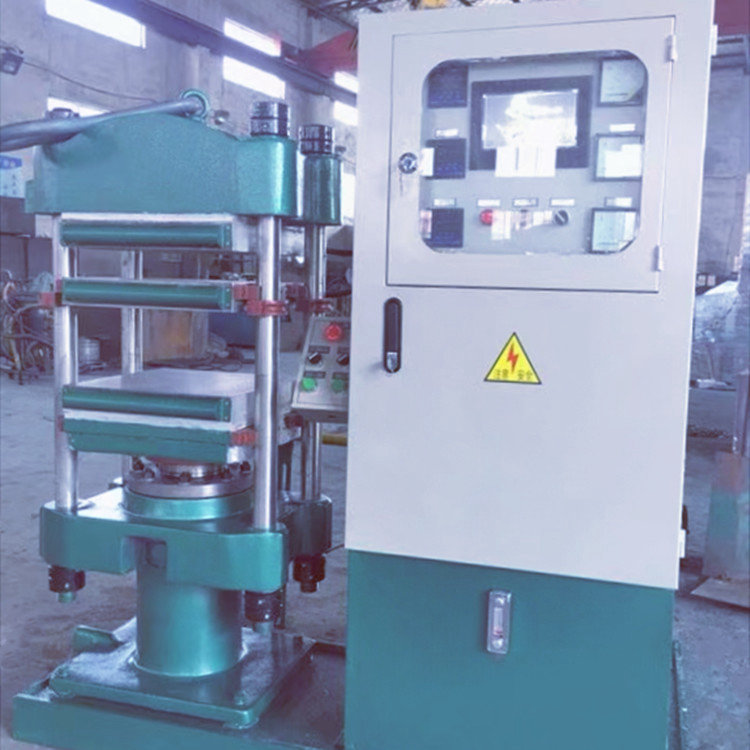 試驗型高精度PLC觸摸屏自動硫化機-25噸小型橡膠熱壓成型機