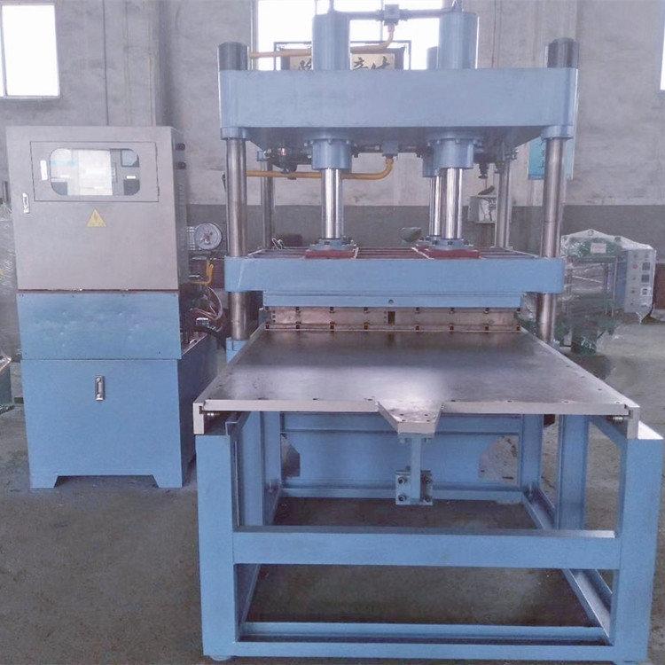 120噸橡膠地磚生產(chǎn)硫化機(jī)-PLC自動(dòng)控制雙側(cè)推拉模硫化機(jī)