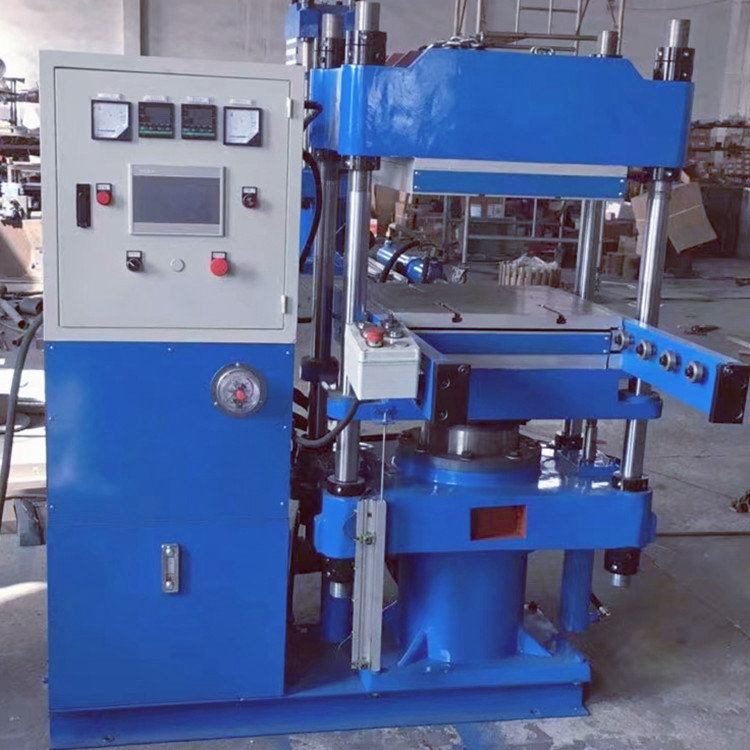 80噸快速升降型硫化機-PLC控制液壓自動推拉模