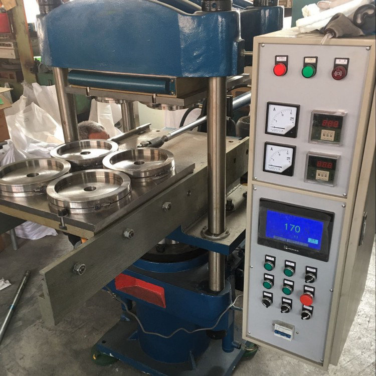 80噸PLC自動控制平板硫化機-自動進出模板